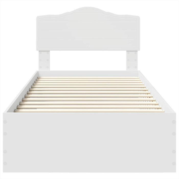 Struttura del letto Bianco 90 x 190 cm Legno multistrato 3413247