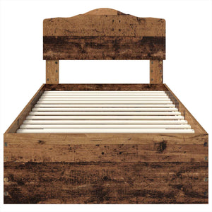 Struttura del letto Legno vecchio 90 x 190 cm Legno multistrato 3413254