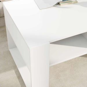 Tavolino da salotto Bianco 92 x 53 x 45 cm Legno multistrato 8000092