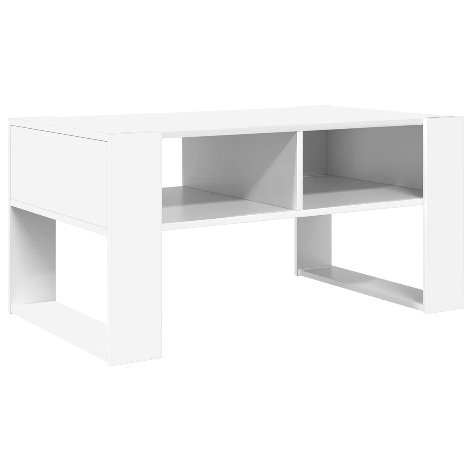 Tavolino da salotto Bianco 92 x 53 x 45 cm Legno multistrato 8000092