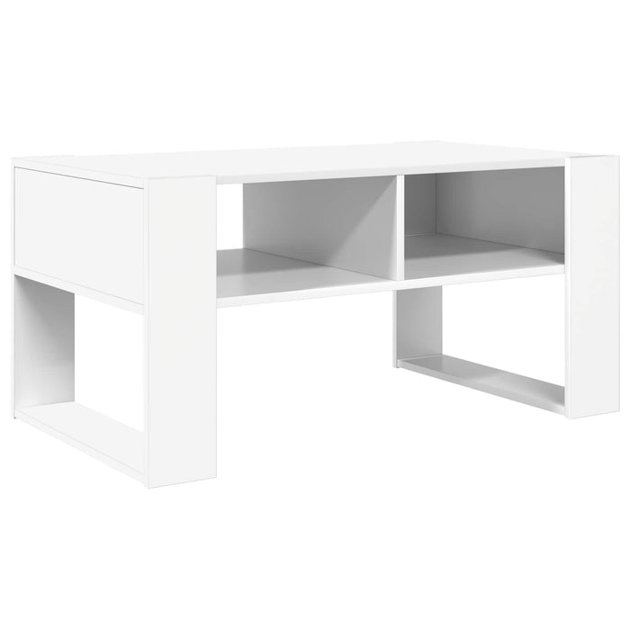 Tavolino da salotto Bianco 92 x 53 x 45 cm Legno multistrato 8000092