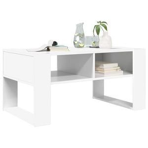 Tavolino da salotto Bianco 92 x 53 x 45 cm Legno multistrato 8000092