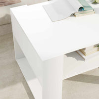 Tavolino da salotto Bianco 66 x 53 x 45 cm Legno multistrato 8000100
