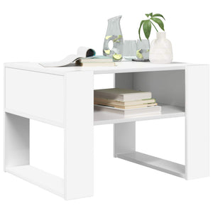 Tavolino da salotto Bianco 66 x 53 x 45 cm Legno multistrato 8000100