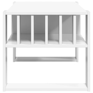 Tavolino da salotto Bianco 92 x 49,5 x 45 cm Legno multistrato 8000108