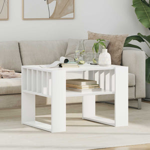 Tavolino da salotto Bianco 66 x 49,5 x 45 cm Legno multistrato 8000116