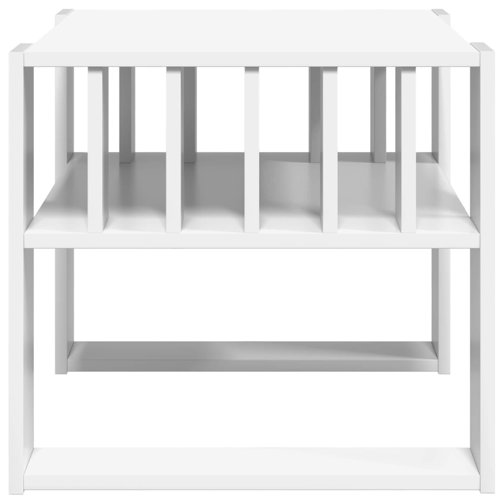 Tavolino da salotto Bianco 66 x 49,5 x 45 cm Legno multistrato 8000116