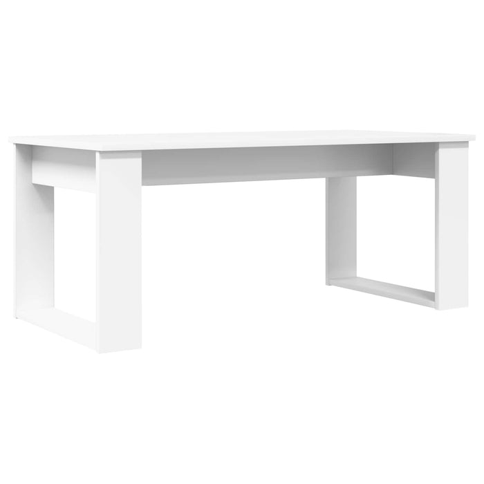 Set di Tavolini da Caffè 2 pcs Bianco Legno multistrato 8000132