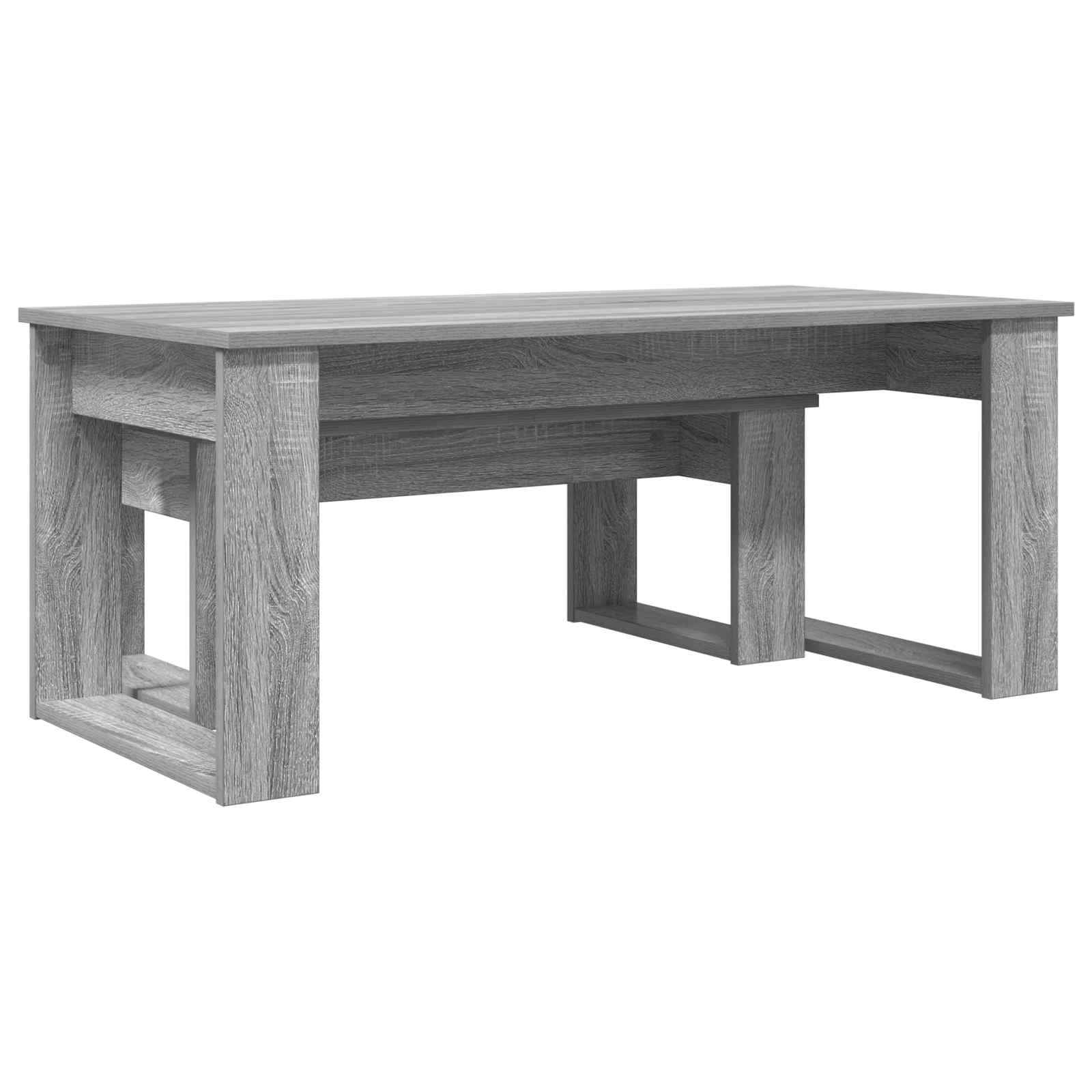 Set di Tavolini da Caffè 2 pcs Grigio Sonoma Legno multistrato 8000137