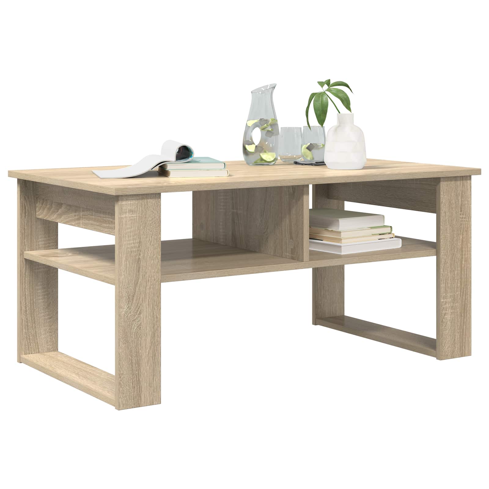Tavolino da salotto Rovere Sonoma 96 x 54 x 44 cm 8000150