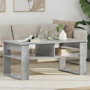 Tavolino da salotto Grigio cemento 96 x 54 x 44 cm 8000151