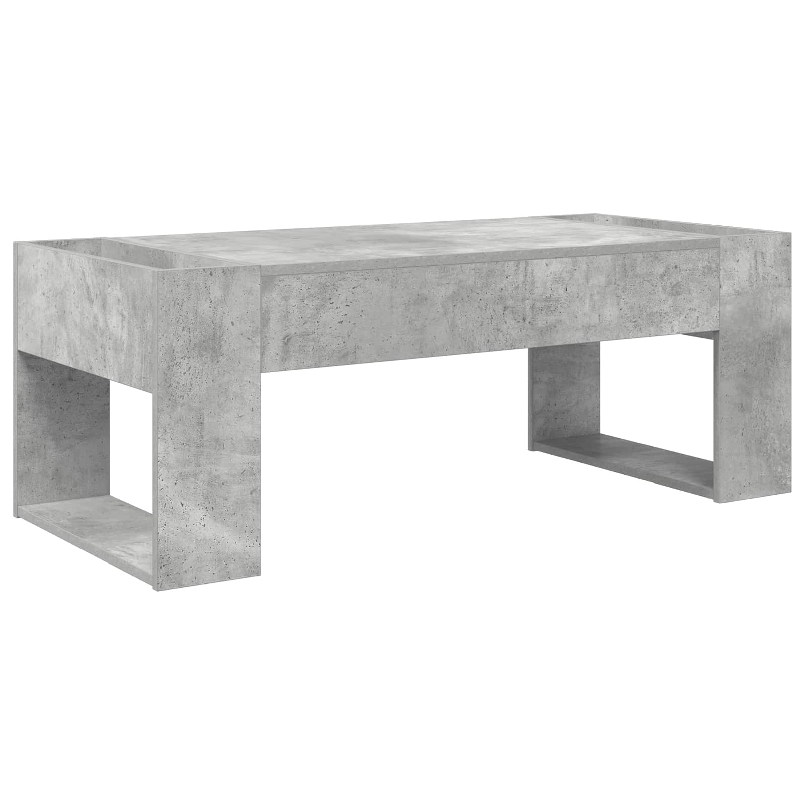 Tavolino da salotto Grigio cemento 110 x 50 x 41 cm 8000159