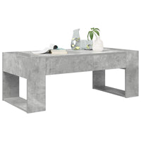 Tavolino da salotto Grigio cemento 110 x 50 x 41 cm 8000159
