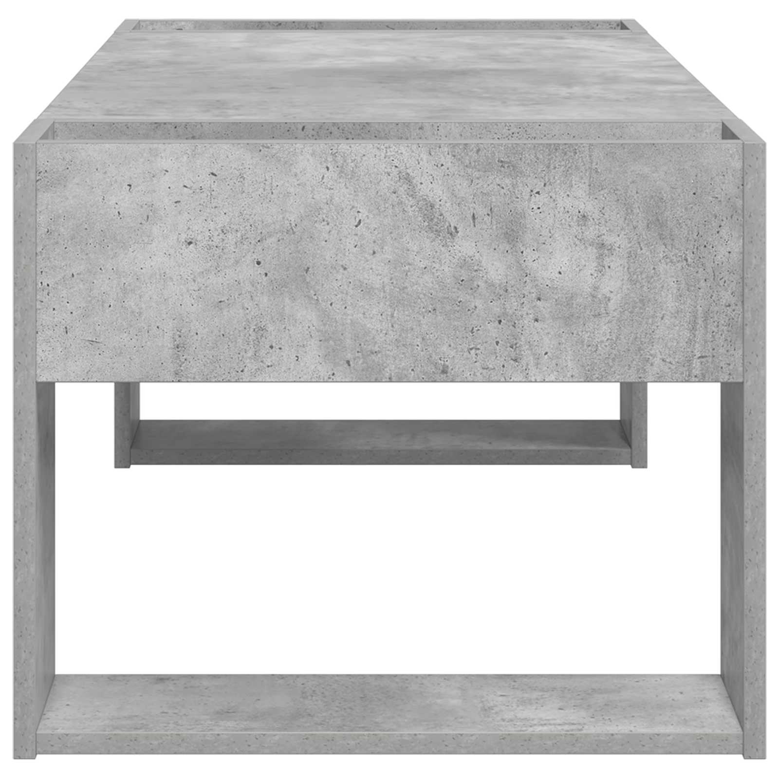 Tavolino da salotto Grigio cemento 110 x 50 x 41 cm 8000159