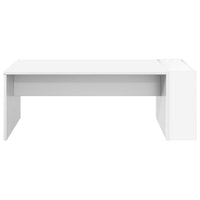 Tavolino da salotto Bianco 95 x 50 x 34 cm Legno multistrato 8000164