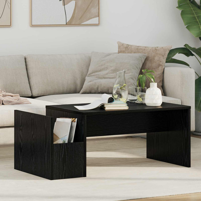 Tavolino da salotto Rovere Nero 90 x 45 x 35 cm 8000173