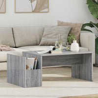 Tavolino da salotto Grigio Sonoma 90 x 45 x 35 cm 8000177