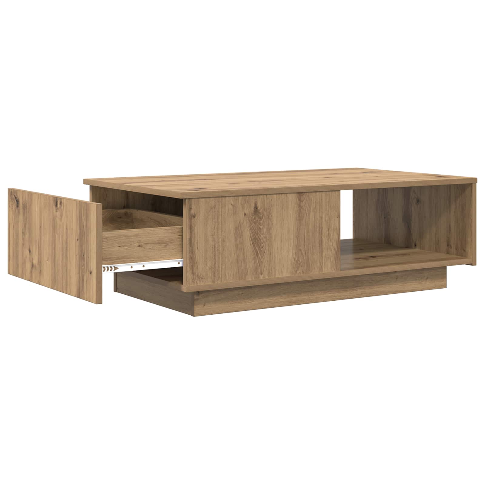 Tavolino da salotto Rovere artigianale 95 x 55 x 31 cm 8000187