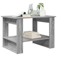 Tavolino da salotto Grigio Sonoma 72 x 50 x 50 cm 8000193