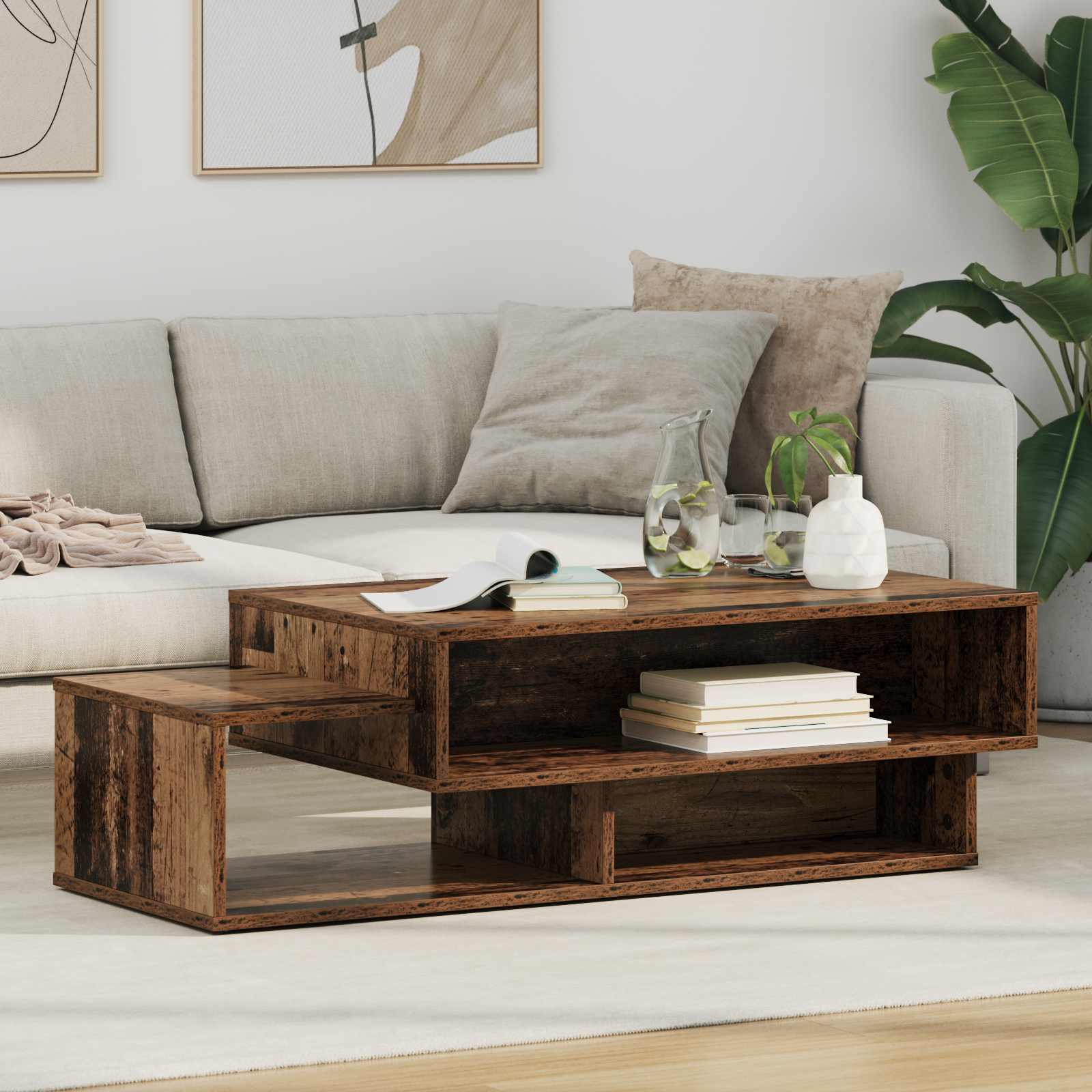 Tavolino da salotto Legno vecchio 105 x 50 x 32,5 cm 8000210