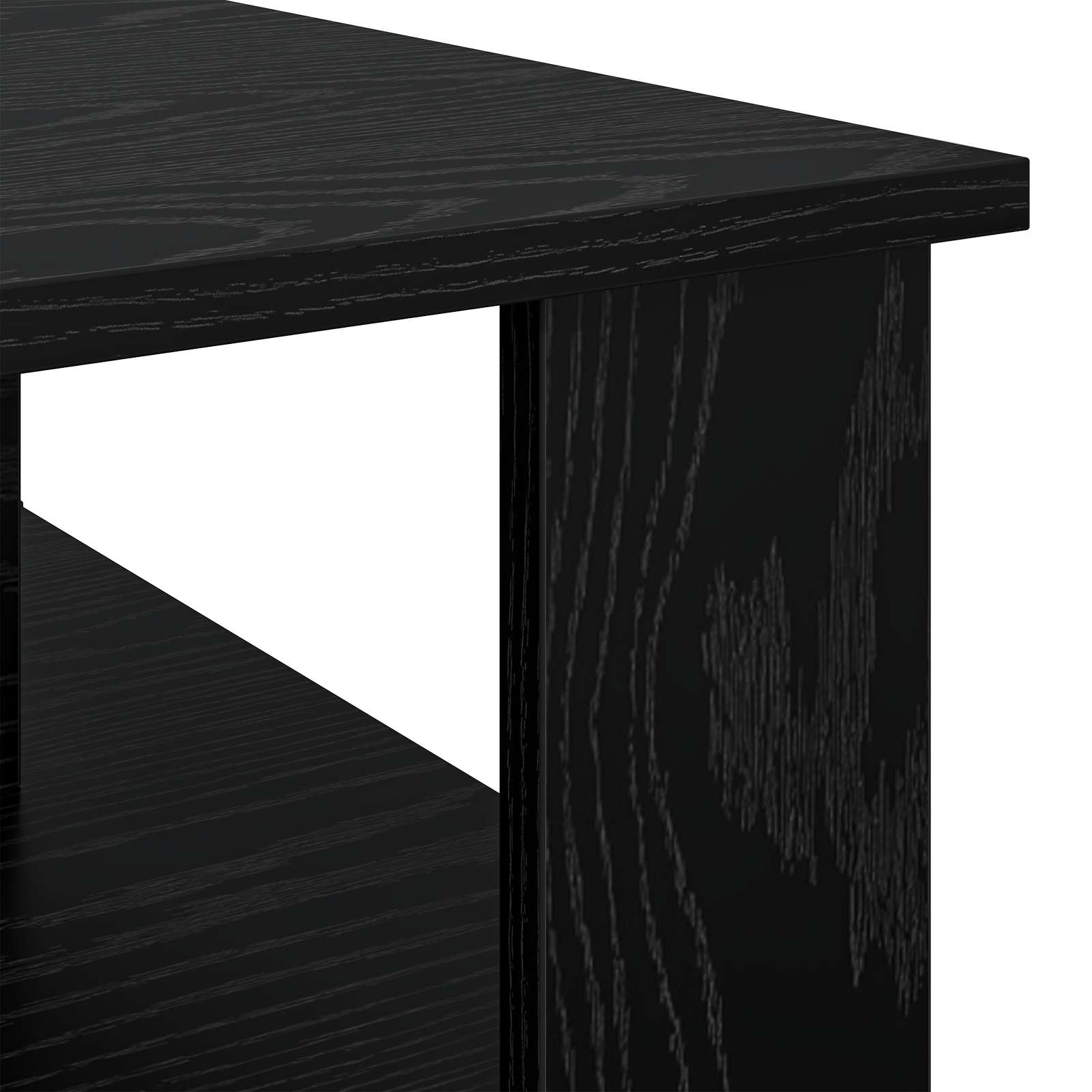 Tavolino da salotto Rovere Nero 90 x 50 x 40 cm 8000213