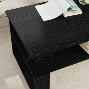 Tavolino da salotto Rovere Nero 90 x 50 x 40 cm 8000213