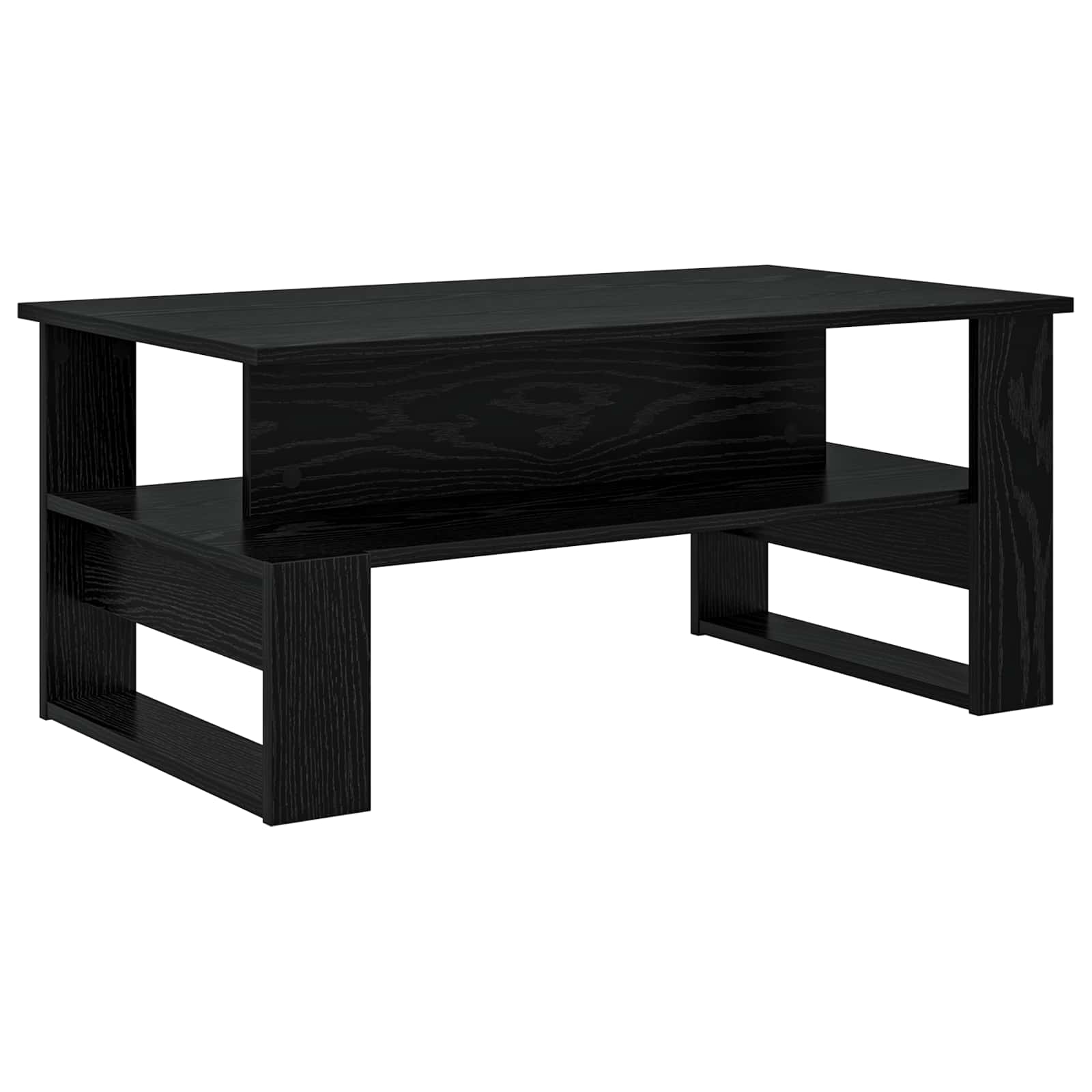 Tavolino da salotto Rovere Nero 90 x 50 x 40 cm 8000213