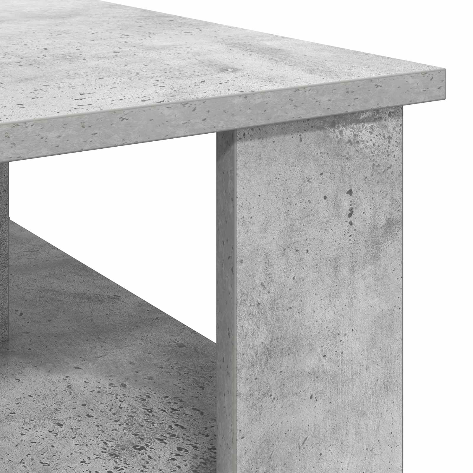 Tavolino da salotto Grigio cemento 90 x 50 x 40 cm 8000215