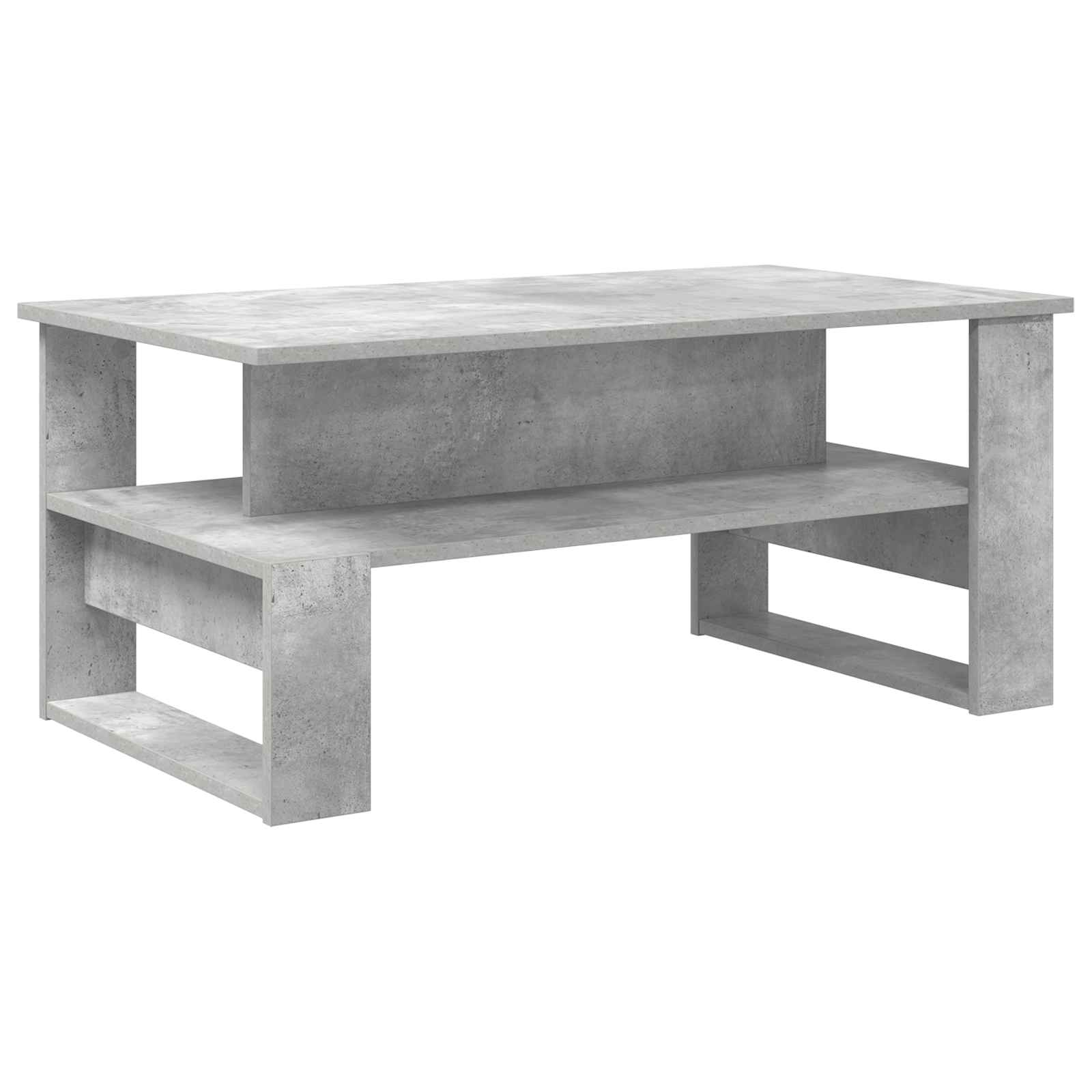 Tavolino da salotto Grigio cemento 90 x 50 x 40 cm 8000215