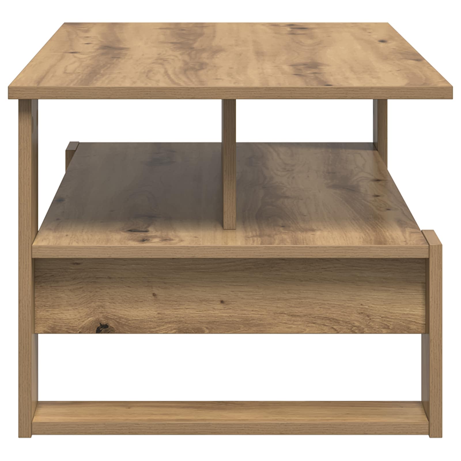 Tavolino da salotto Rovere artigianale 90 x 50 x 40 cm 8000219