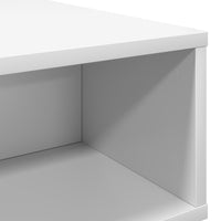 Tavolino da salotto Bianco 80 x 46 x 35 cm Legno multistrato 8000220
