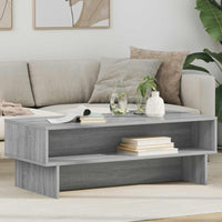 Tavolino da salotto Grigio Sonoma 100 x 46 x 35 cm 8000241