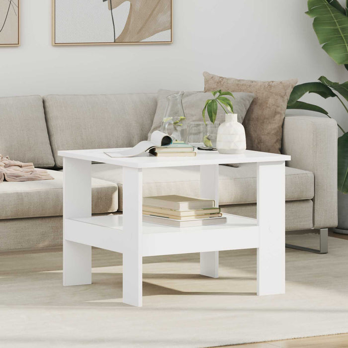 Tavolino da salotto Bianco 57 x 55 x 45 cm Legno multistrato 8000244