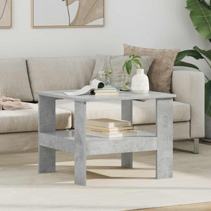 Tavolino da salotto Grigio cemento 57 x 55 x 45 cm 8000247