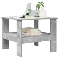 Tavolino da salotto Grigio cemento 57 x 55 x 45 cm 8000247