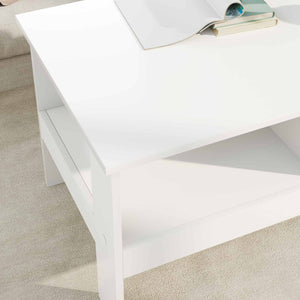 Tavolino da salotto Bianco 90 x 50 x 45 cm Legno multistrato 8000252