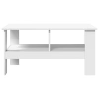Tavolino da salotto Bianco 90 x 50 x 45 cm Legno multistrato 8000252