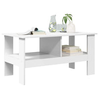 Tavolino da salotto Bianco 90 x 50 x 45 cm Legno multistrato 8000252