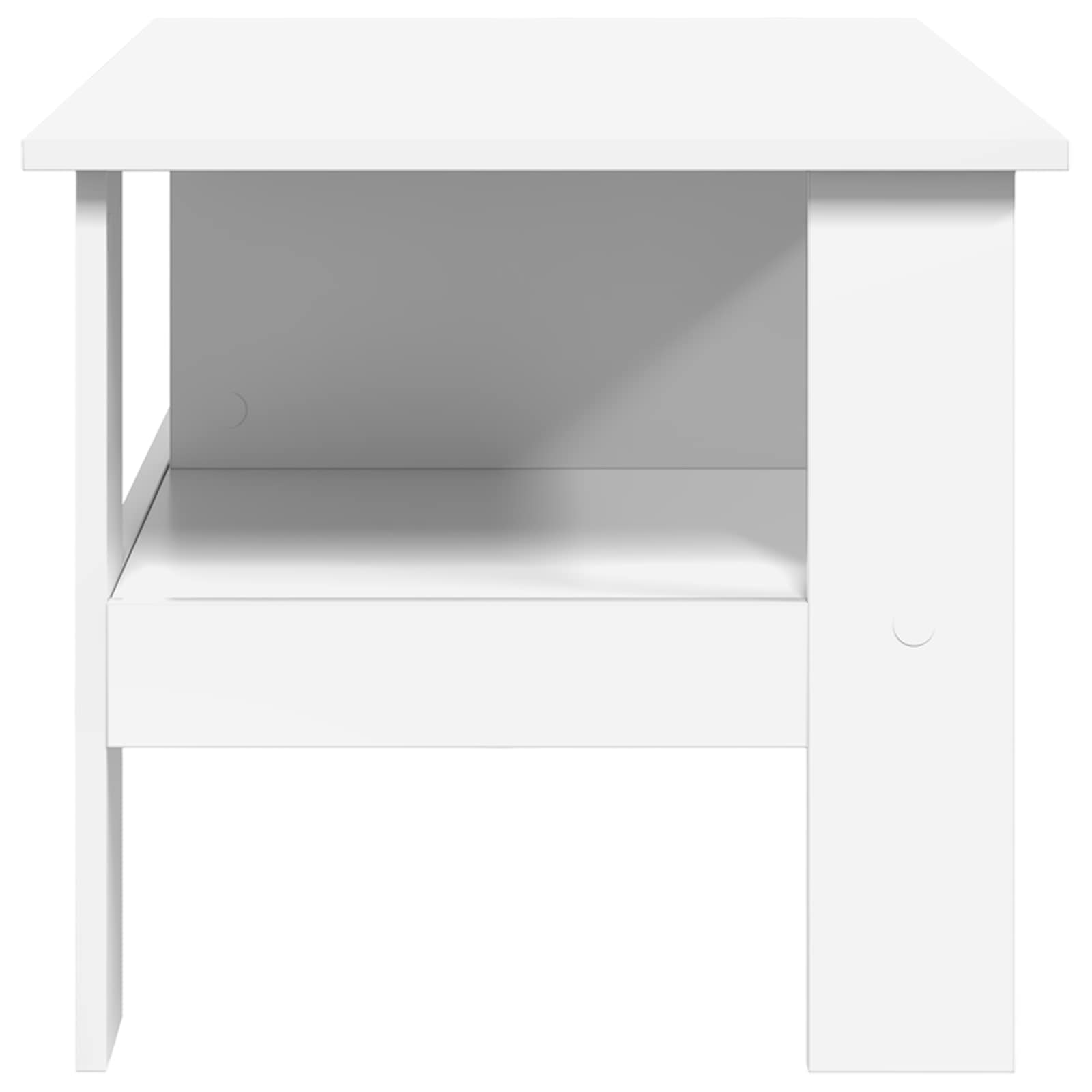 Tavolino da salotto Bianco 90 x 50 x 45 cm Legno multistrato 8000252