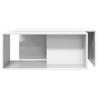 Set di Tavolini da Caffè 2 pcs Bianco Legno multistrato 8000260