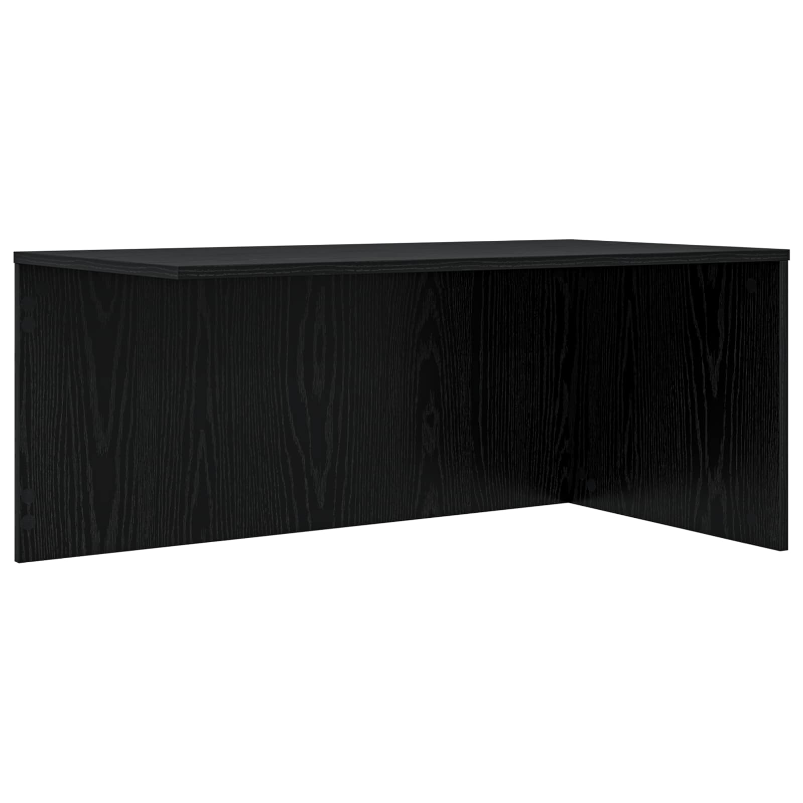 Set di Tavolini da Caffè 2 pcs Rovere Nero Legno multistrato 8000261