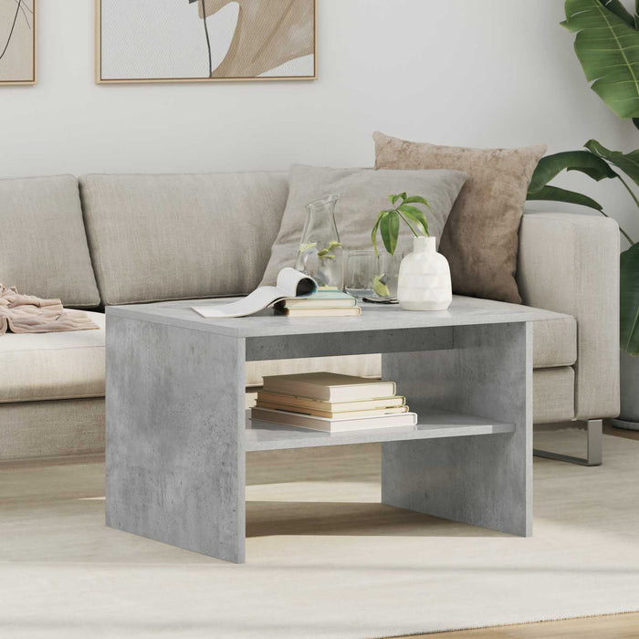 Tavolino da salotto Grigio cemento 60 x 50 x 40 cm 8000271