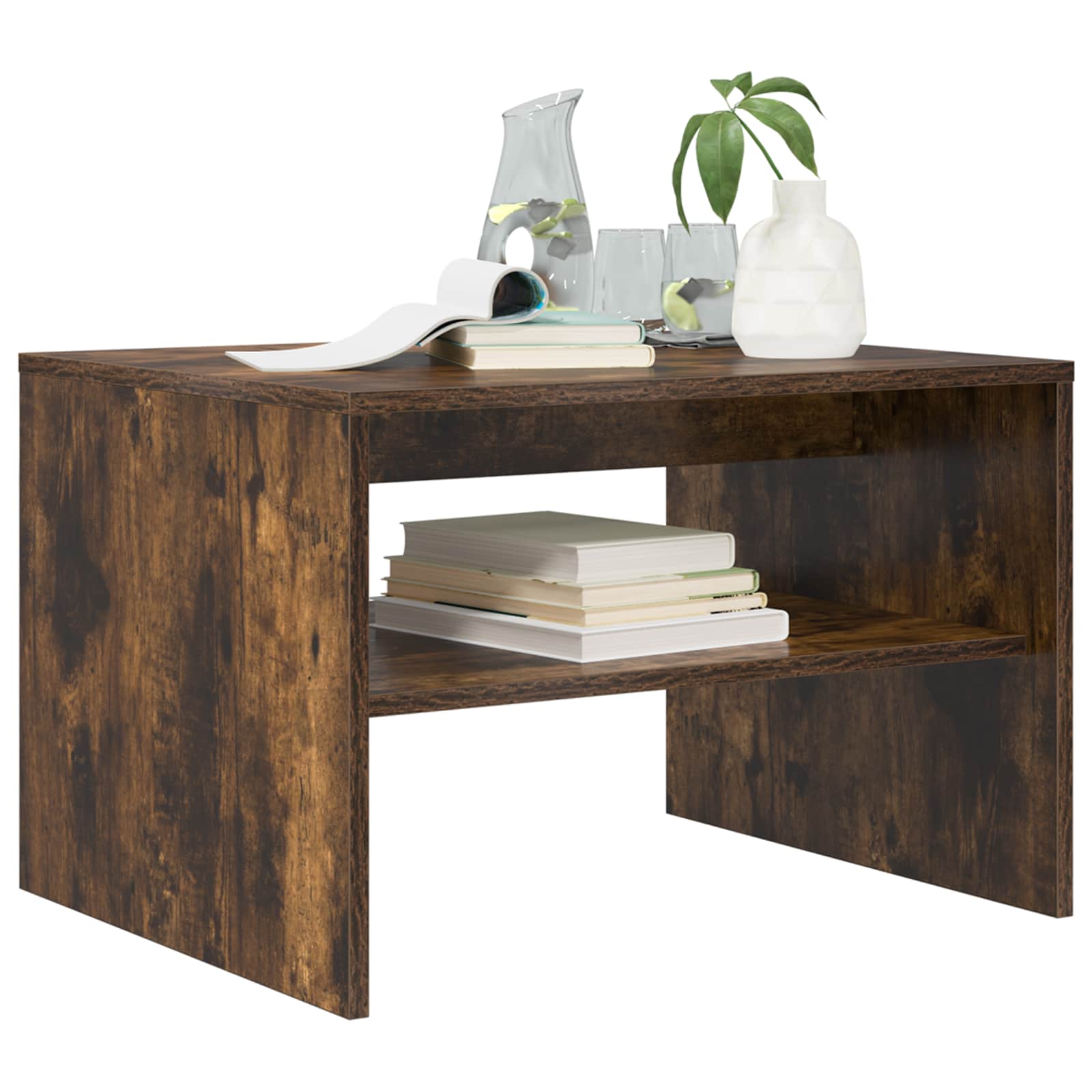 Tavolino da salotto Rovere fumé 60 x 50 x 40 cm 8000272