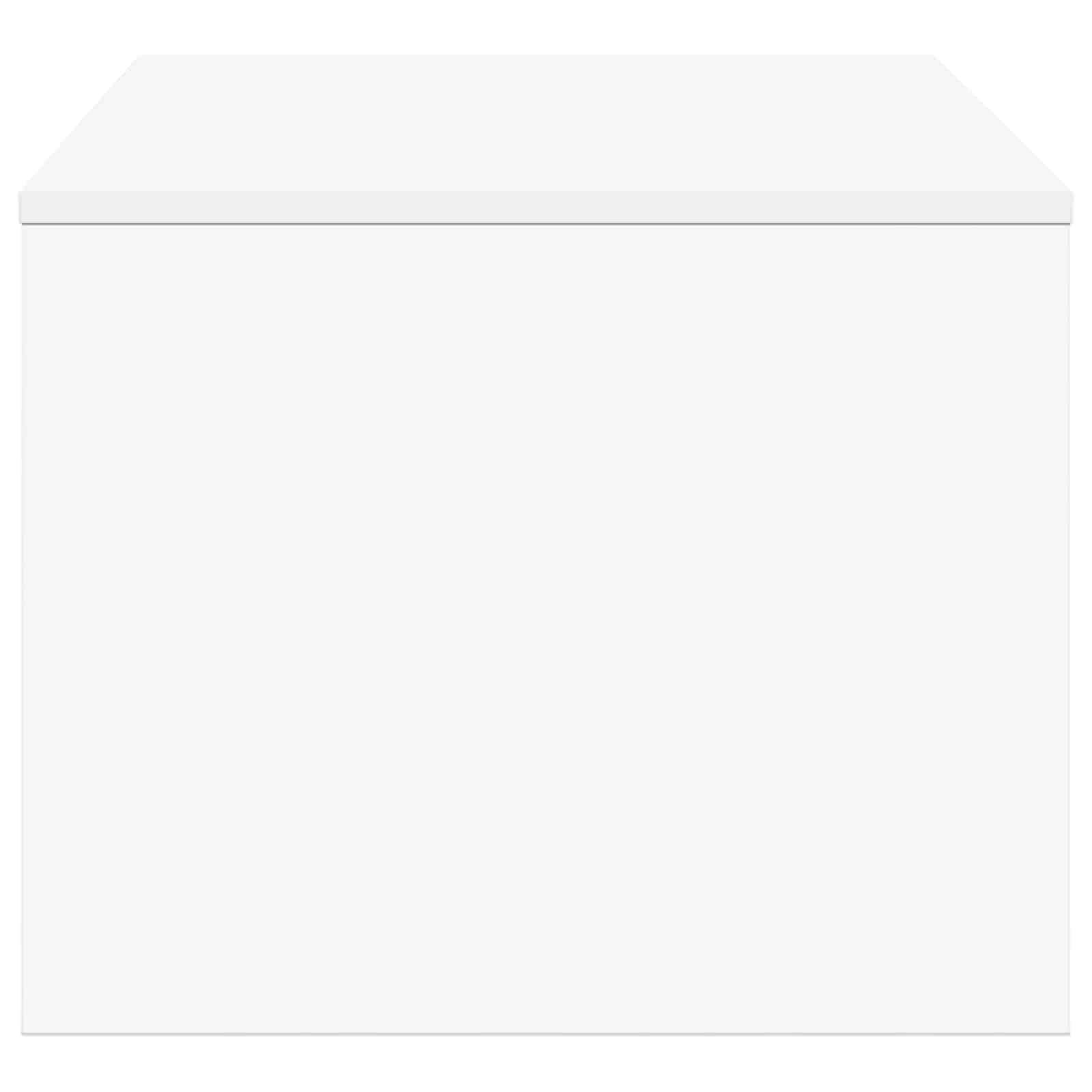 Tavolino da salotto Bianco 80 x 50 x 40 cm Legno multistrato 8000276