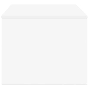 Tavolino da salotto Bianco 80 x 50 x 40 cm Legno multistrato 8000276