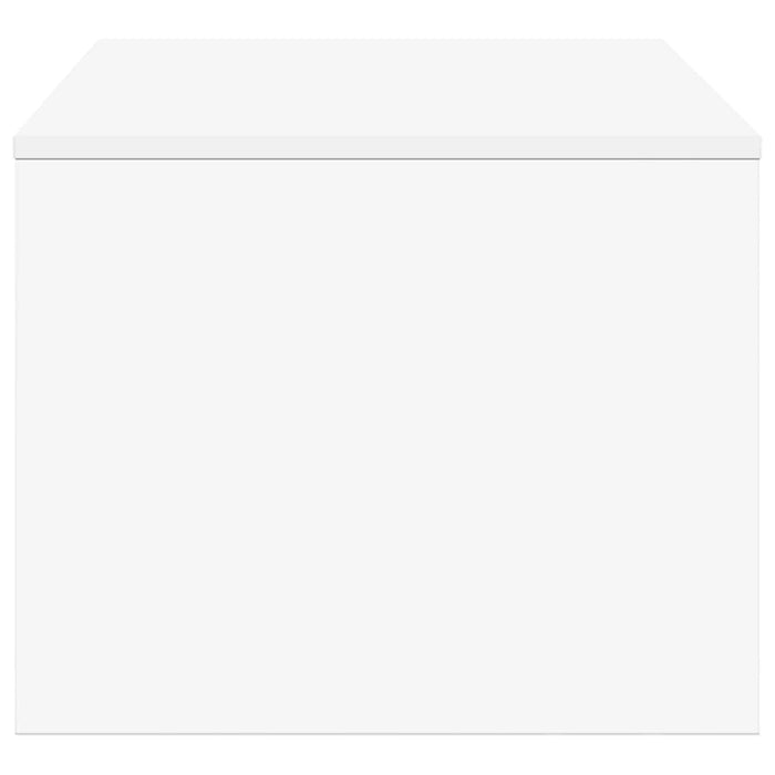 Tavolino da salotto Bianco 80 x 50 x 40 cm Legno multistrato 8000276