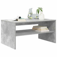 Tavolino da salotto Grigio cemento 80 x 50 x 40 cm 8000279