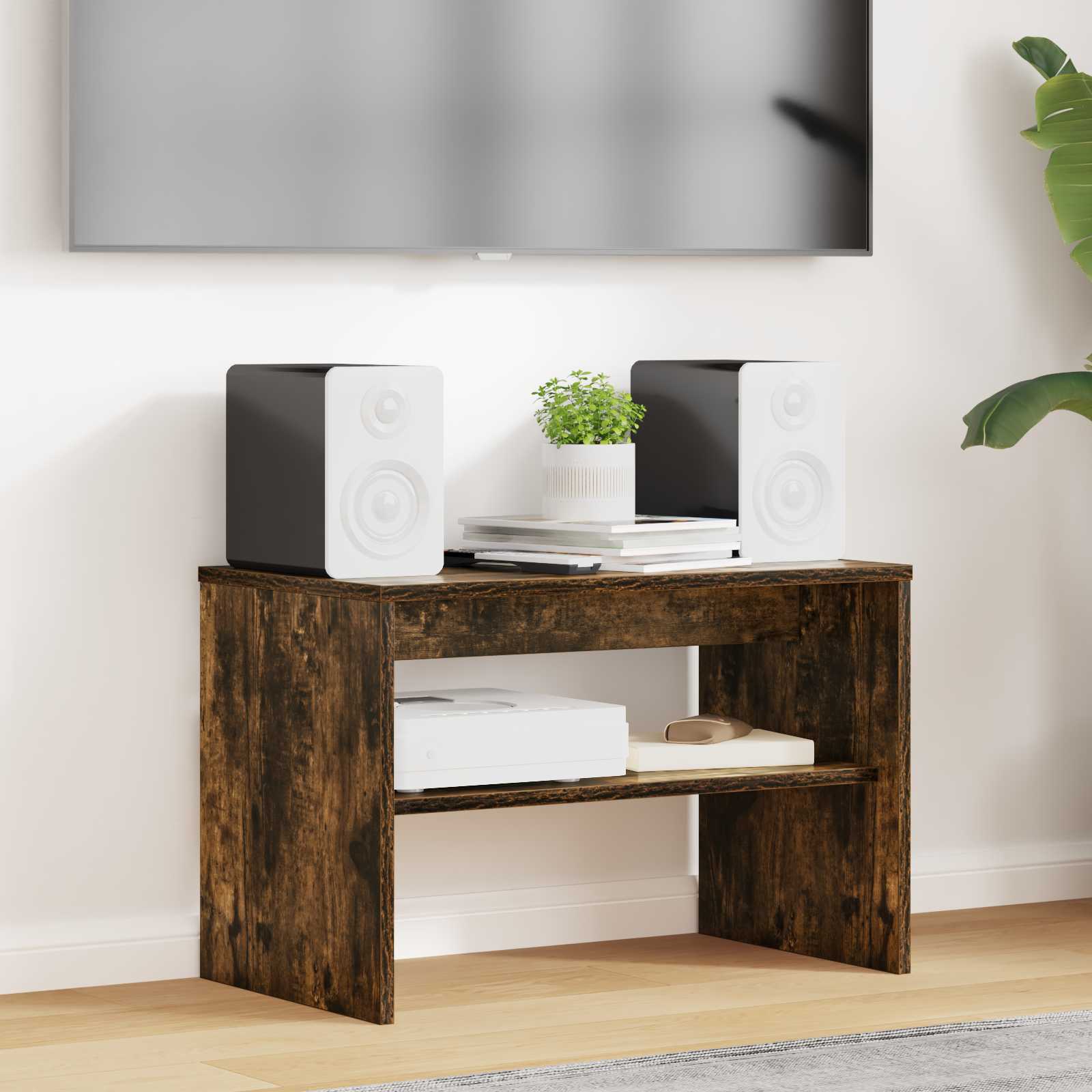 Mobile TV Rovere fumé 60 x 35 x 40 cm Legno multistrato 8000296