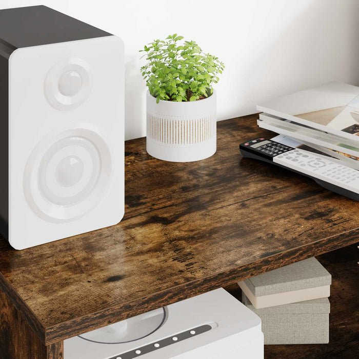 Mobile TV Rovere fumé 80 x 35 x 40 cm Legno multistrato 8000304