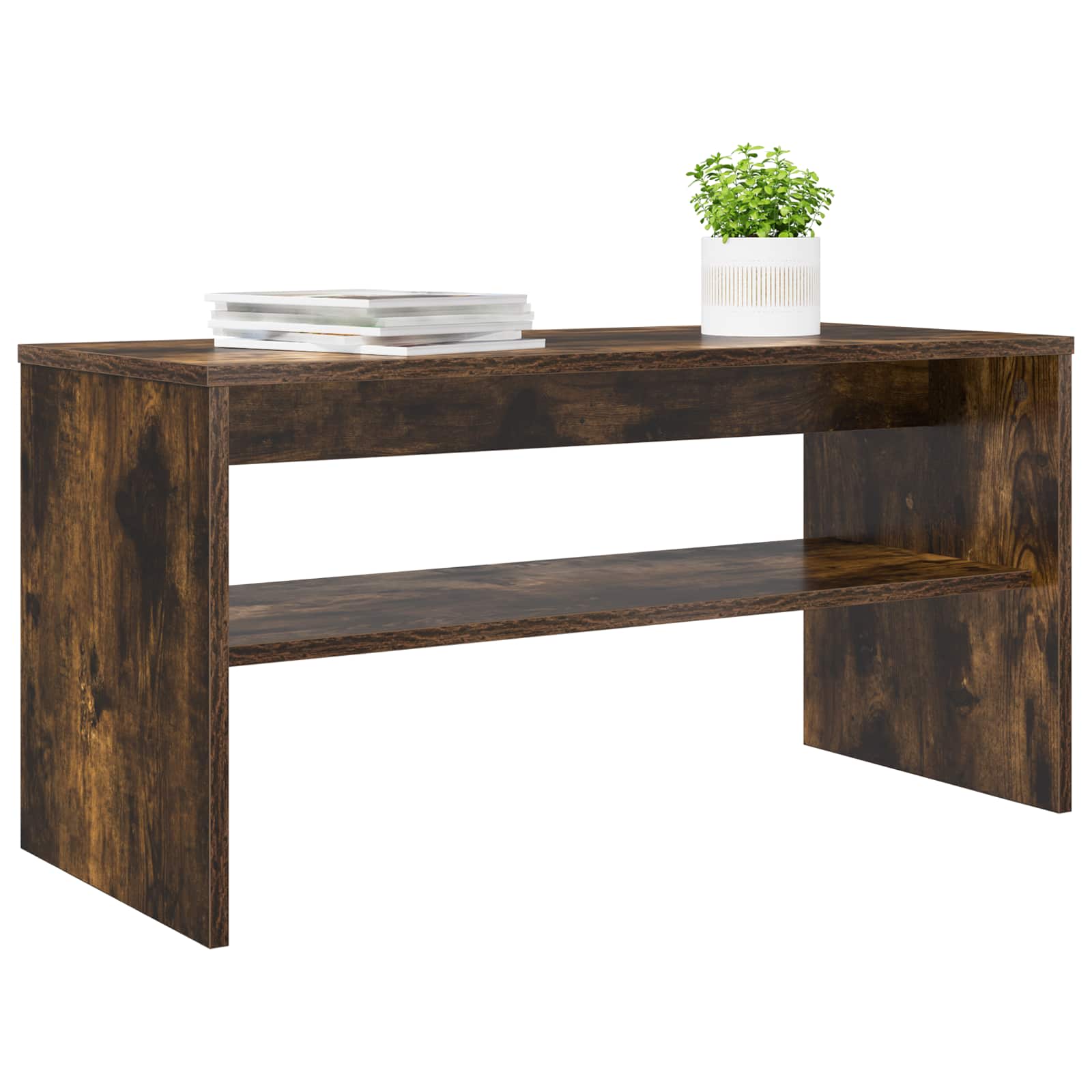 Mobile TV Rovere fumé 80 x 35 x 40 cm Legno multistrato 8000304